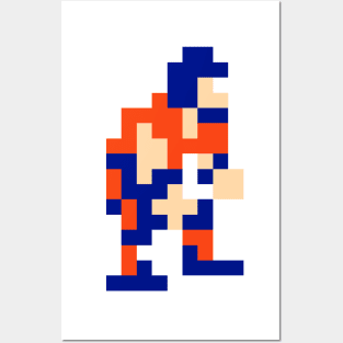 8-Bit Linebacker - Denver (Throwbacks) Posters and Art